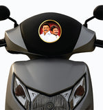 MK Stalin I Udhayanidhi I DMK Party I Dravida Munnetra Kazhagam I DMK I  Bike Sticker