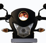 MK Stalin I Udhayanidhi I DMK Party I Dravida Munnetra Kazhagam I DMK I  Bike Sticker