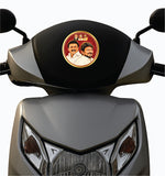 MK Stalin I Udhayanidhi I Periyar, Anna, Kalaignar I DMK Party I Dravida Munnetra Kazhagam I DMK I  Bike Sticker