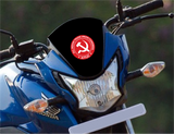 All India Trade Union Congress I AITUC I Bike Sticker