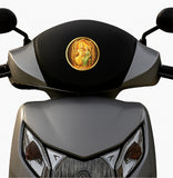 Vishnu I Lord Lakshmi Narasimha Swamy I Om Namo Bhagavate Vasudevaya I Narashimha I Hinduism I Bike Sticker Pack of 2 No's