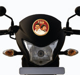 MK Stalin I Udhayanidhi I Periyar, Anna, Kalaignar I DMK Party I Dravida Munnetra Kazhagam I DMK I  Bike Sticker