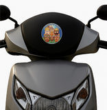 Jai Jagannath I Puri Jagannatha Temple I Odisha I Bike Sticker Pack of 2 No's