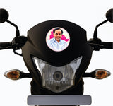 K Chandrashekar Rao I KCR I Bharat Rashtra Samithi I BRS I TRS I Telangana I Bike Sticker
