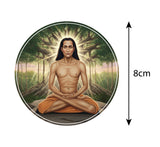 Mahavatar Babaji I Yogi Babaji I Yoga I Car Window Sticker Pack of 2 No's