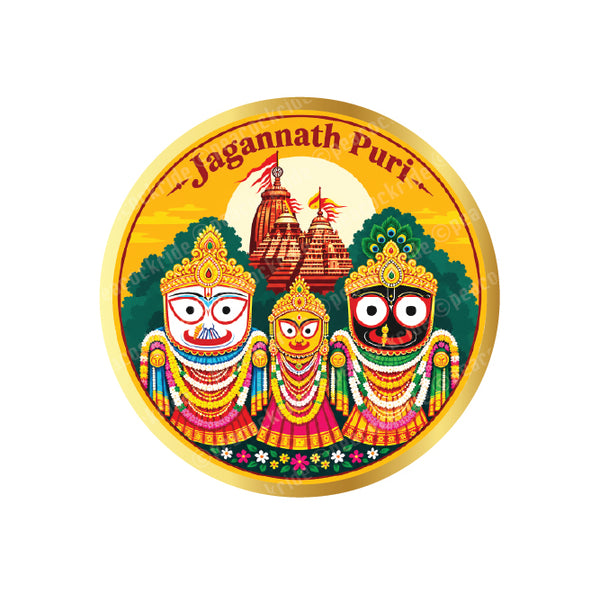 Jagannath Puri I Puri Jagannatha Temple I Shree Jagannath I Jai Jagannath I Odisha I Spiritual I Car Window Decal