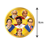 Thalapathy CM Vijay I Ideology Leaders I Tamilaga Vettri Kazhagam I TVK I Bike Sticker
