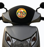 Jagannath Puri I Puri Jagannatha Temple I Shree Jagannath I Jai Jagannath I Odisha I Spiritual I Bike Sticker