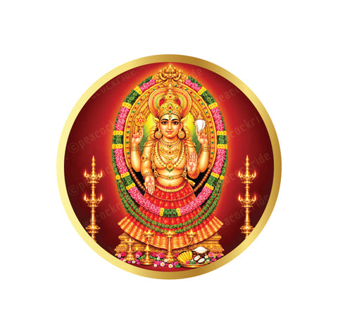 Chottanikkara Bhagavathy Amman I Chottanikkara Bhagavathy Temple I Kerala I Spiritual I Car Window Decal