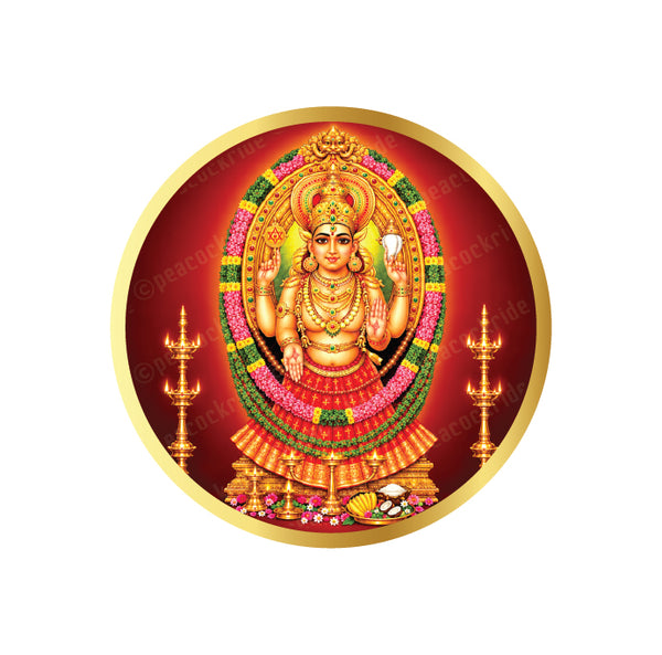 Chottanikkara Bhagavathy Amman I Chottanikkara Bhagavathy Temple I Kerala I Spiritual I  Bike Sticker