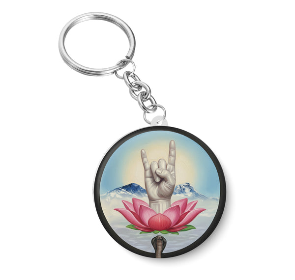 Baba Mudra I Mahavatar Babaji I Yogi Babaji I Yoga I Anapa Mudra I Key Chain