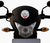 Baba Mudra I Mahavatar Babaji I Yogi Babaji I Yoga I Anapa Mudra I Bike Sticker