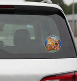 Jai Jagannath I Puri Jagannatha Temple I Odisha I Car Window Sticker Pack of 2 No's
