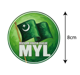 Muslim Youth League I MYL I Indian Union Muslim League Party I IUML I Ladder I Car Window Sticker Pack of 2 No's