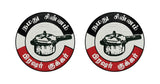 Pressure Cooker I AMMK Party I TTV Dhinakaran I Car Window Sticker Pack of 2 No's