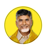 N. Chandrababu Naidu I Chandrababu Naidu I Telugu Desam Party I TDP I Bike Sticker