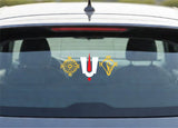 Tirumala Tirupati I Lord Balaji I Lord Venkateshwara I Lord Vishnu I Tirupati Venkatachalapathi I Car Window Sticker