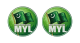 Muslim Youth League I MYL I Indian Union Muslim League Party I IUML I Ladder I Car Window Sticker Pack of 2 No's