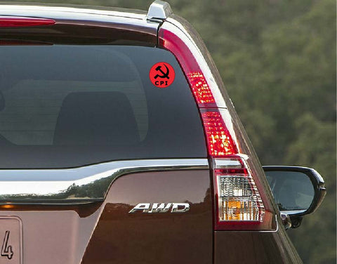Communist Party of India (Marxist) Symbols I CPI(M) I Political I Car Window Sticker
