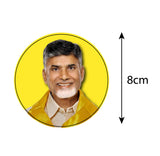 N. Chandrababu Naidu I Chandrababu Naidu I Telugu Desam Party I TDP I Bike Sticker