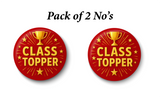 Class Topper Pin Badge | Student Award | School Achievement Gift PACK Of 2