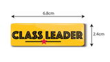 Class Leader I Class Rep I School I College I Rectangular Pin Badge
