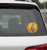 Hanuman I Jai Bajrang Bali I Anjaneya I Jai Shree Ram I Ram Sita I Ayodhya I Car Window Sticker Pack of 2 No's