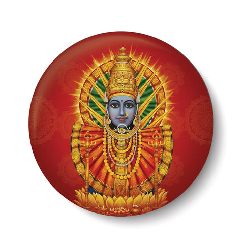 Renuka Yellamma Devi I Jai shri Renuka yallamma tai I Hindu Spiritual I Pin Badge