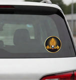 Venkateshwara I Tirumala Tirupati I Lord Balaji I Lord Srinivasa I Car Window Sticker Pack of 2 No's