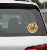 Ram Mandir Pran Prathistha I Ram Lalla Virajman I Ayodhya Ram Mandir I Car Window Sticker Pack of 2 No's