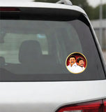 MK Stalin I Udhayanidhi I DMK Party I Dravida Munnetra Kazhagam I DMK I Car Window Decal
