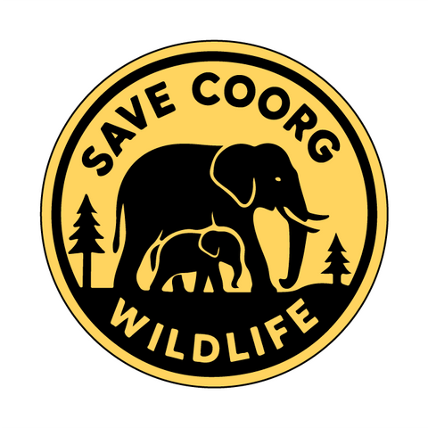 Save Wild Life I Save Coorg Wild Life I Animal I Forest I Environmental I Karnataka I Bike Sticker