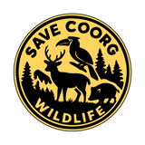 Save Coorg Wild Life I Save Wild Life I Animal I Forest I Environmental I Karnataka I Car Window Sticker