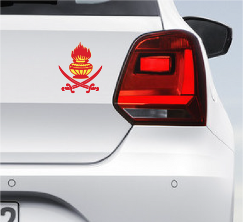 Agni Kalasam Car Bumper Decal