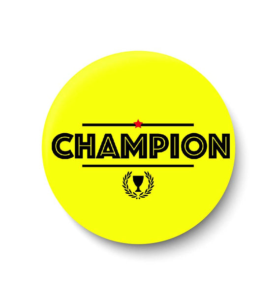 Champion I School I Sport I Pin Badge