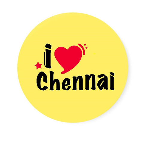 I Love Chennai Fridge Magnet