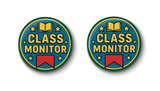 Class Monitor I Class Leader I Class Rep I School I College I Pin Badge Pack of 2 No's