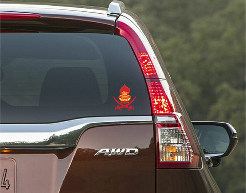 Agni Kalasam Car Window Decal