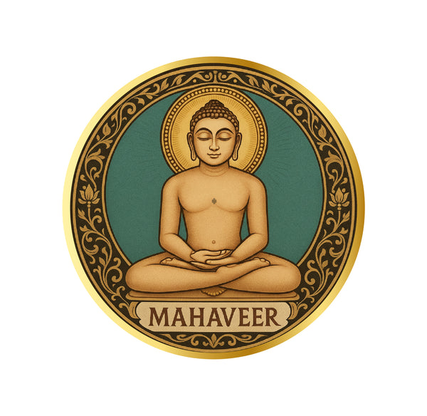 Mahavira I Mahavir I Mahaveer I Jain I Jainism I Car Window Sticker