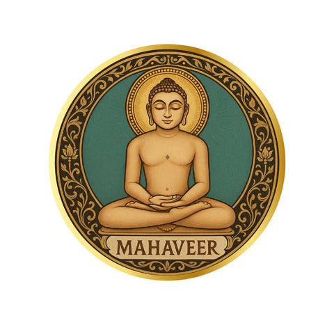 Mahavira I Mahavir I Mahaveer I Jain I Jainism I Car Window Sticker