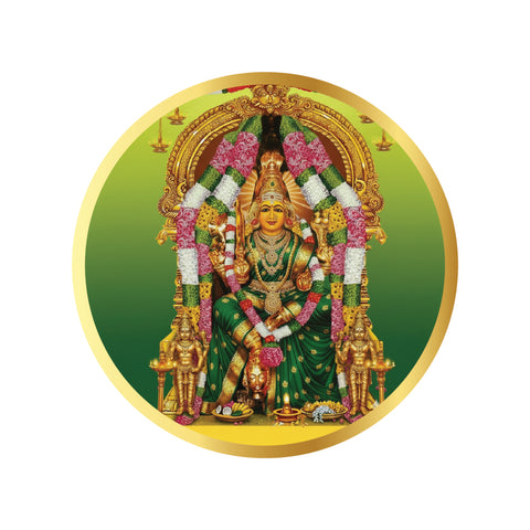 Arulmigu Melmalayanur Angalamman I Angalamman Temple I Melmalayanur I Spiritual I Car Window Sticker