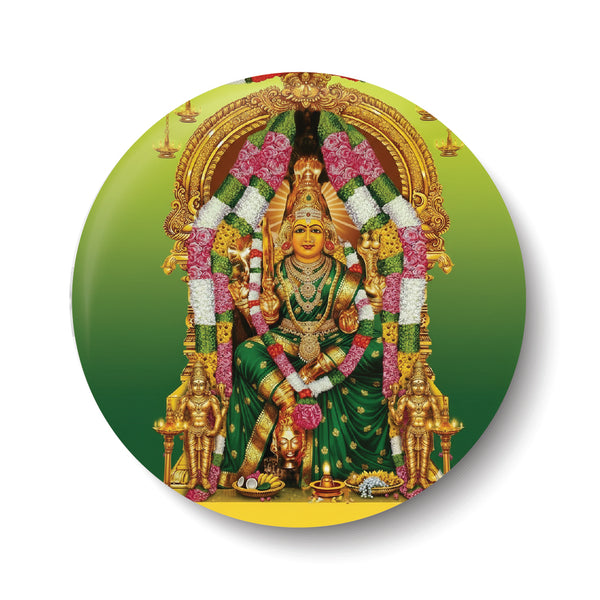 Arulmigu Melmalayanur Angalamman I Angalamman Temple I Melmalayanur I Spiritual I  Fridge Magnet