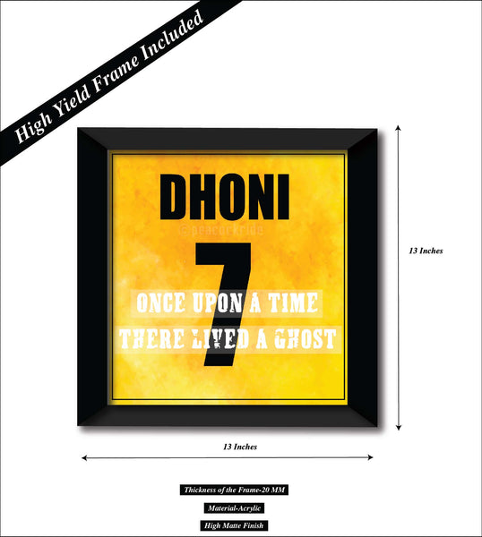 One Upon A Time I Dhoni I CSK I  Farewell  DHONI I Wall Poster / Frames