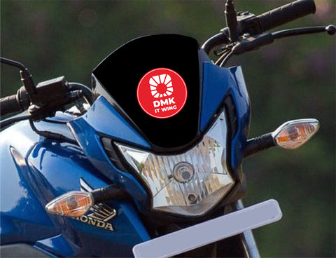DMK IT Wing I Dravida Munnetra Kazhagam I DMK I Bike Sticker