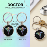 Doctor I Hospital I Clinic I Double Side Metal Key Chain