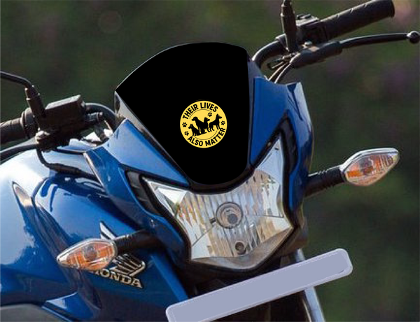 Stray Dogs I Street Dogs I Their Lives also matter I Save stray Dogs I Bike Sticker