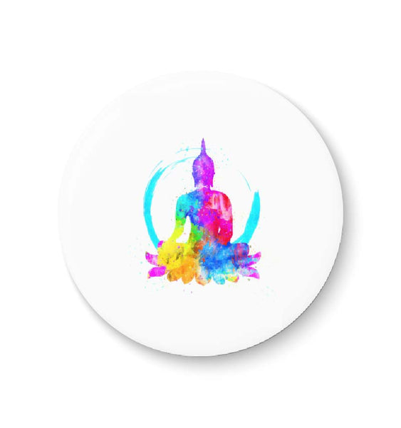 Lord Buddha Splash Art Fridge Magnet