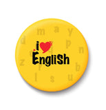 I Love English Fridge Magnet