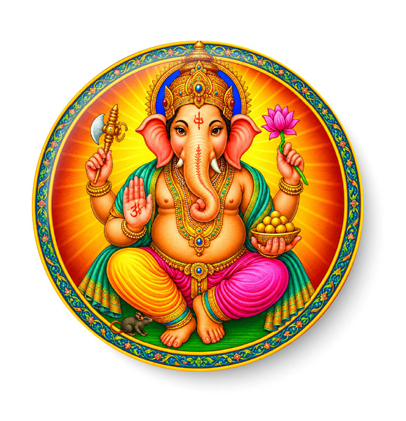Lord Ganesha I Ganesh I Vinayagar I Ganapati I Pillaiyar I Spiritual I Fridge Magnet