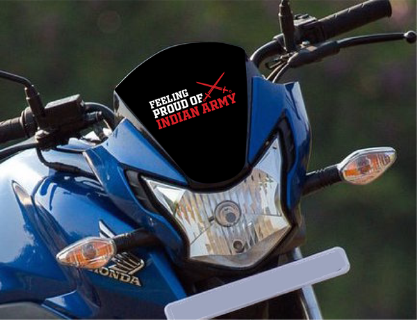 Indian Army I Feeling Proud of Indian Army I Indian Soldiers I Jaihind I India I Bike Sticker